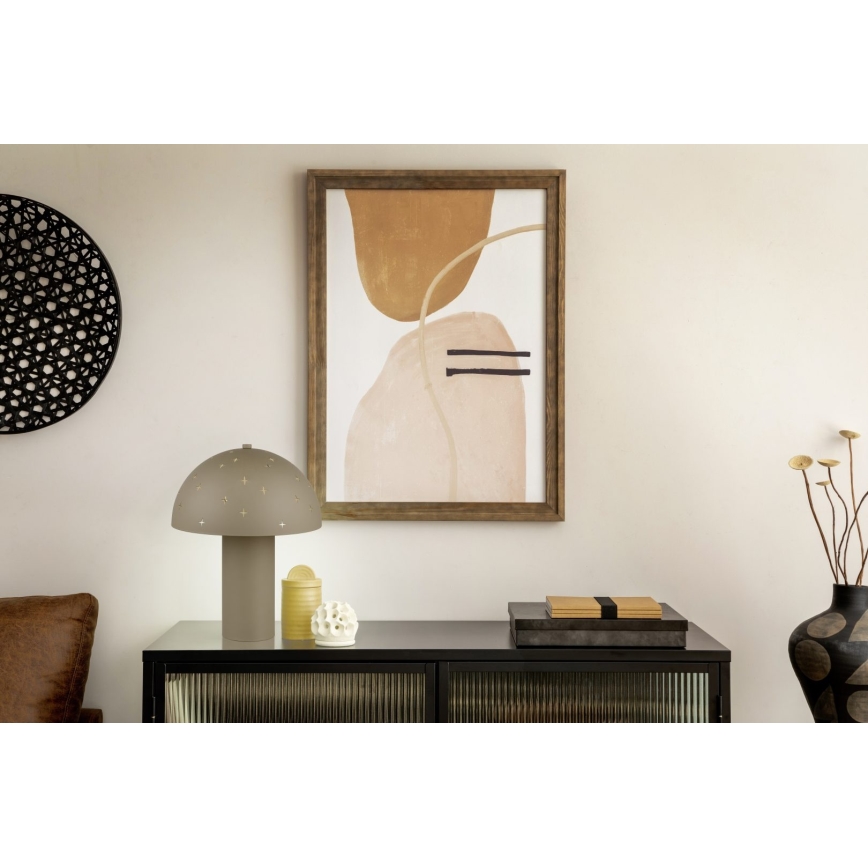 Reality - Stolní lampa SETA 1xE14/28W/230V taupe