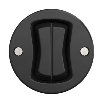 Reblig - Retro sériový vypínač bez rámečku č. 5 černá