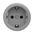 Reblig - Retro zásuvka domovní bez rámečku SCHUKO 230V/16A šedá