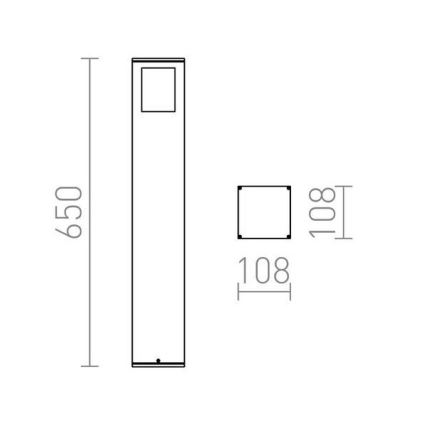 RED - Design Rendl - R10433 - Venkovní lampa PONDER 1xE27/18W/230V IP44 černá