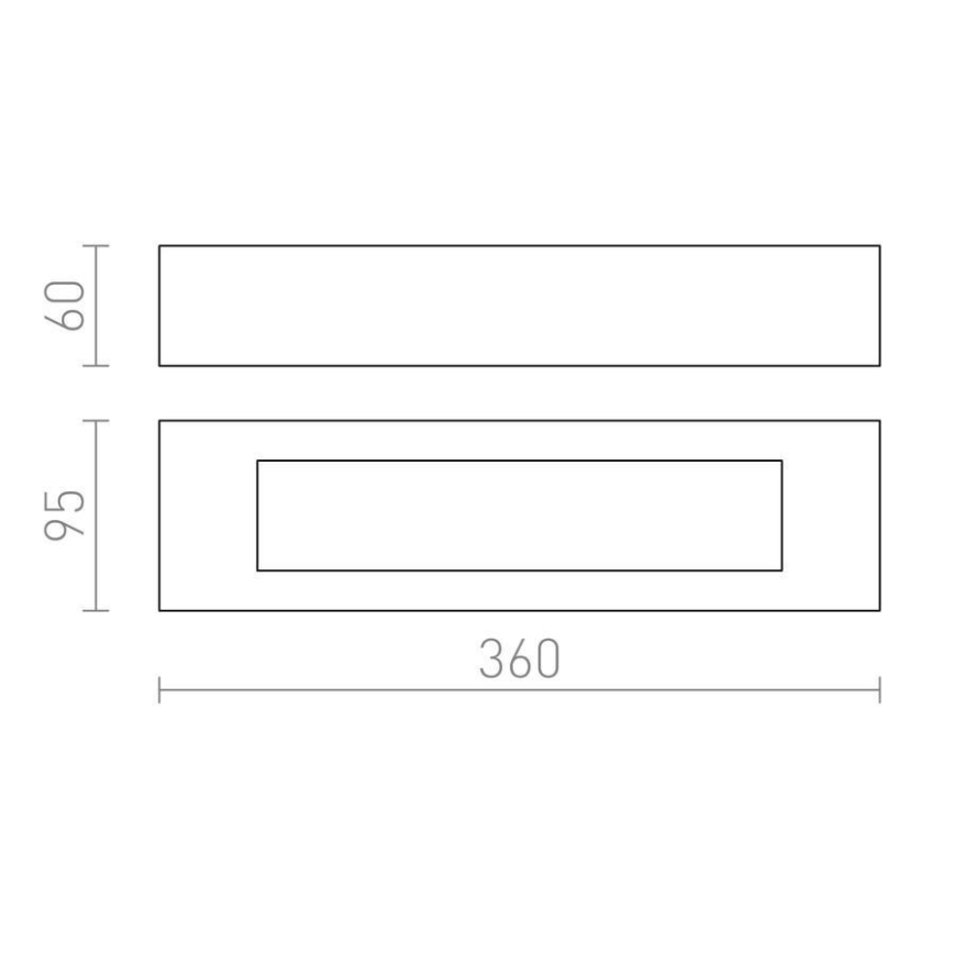 RED - Design Rendl - R10446 - Nástěnné svítidlo ROLO 2xE14/40W/230V