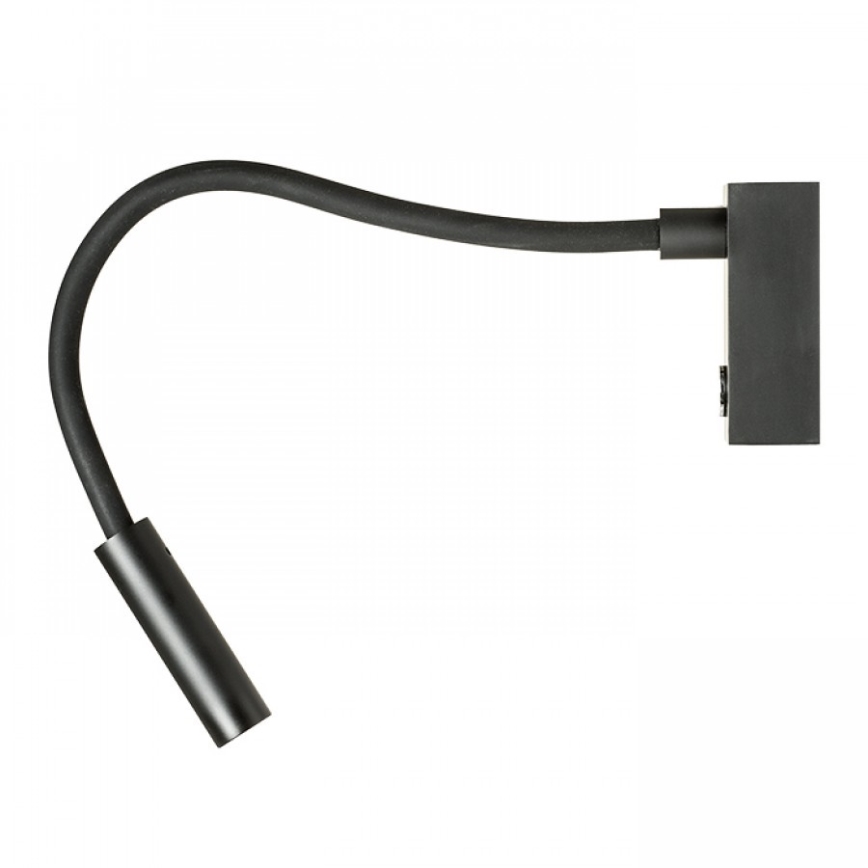 RED - Design Rendl - R10541 - LED Flexibilní lampička AIM LED/3W/230V černá