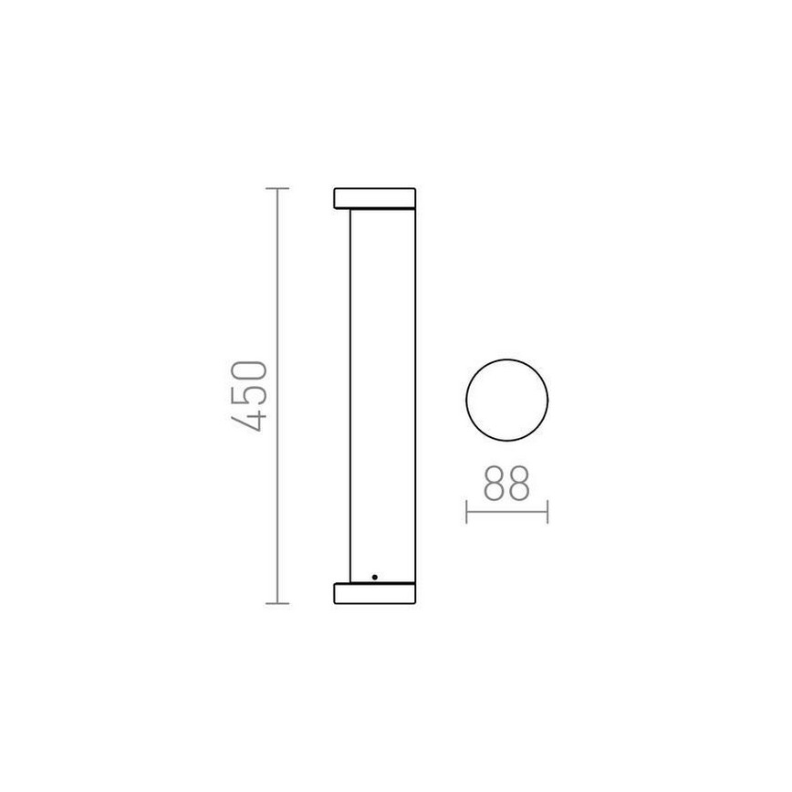 RED - Design Rendl - R11171 - LED Venkovní lampa SONET LED/7W/230V IP54 antracit