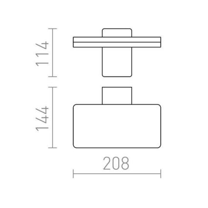 RED - Design Rendl - R11947- LED Venkovní nástěnné svítidlo RINA LED/12W/230V IP65