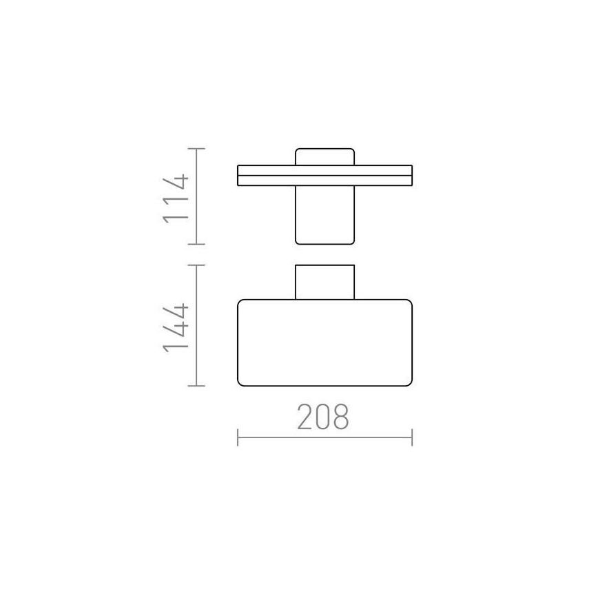 RED - Design Rendl - R11947- LED Venkovní nástěnné svítidlo RINA LED/12W/230V IP65