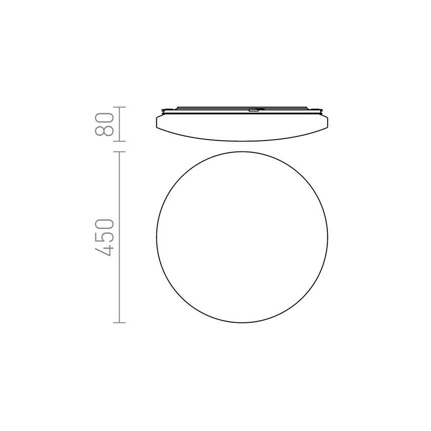 RED - Design Rendl - R12433 - LED Stropní svítidlo SEMPRE LED/36W/230V kulatý