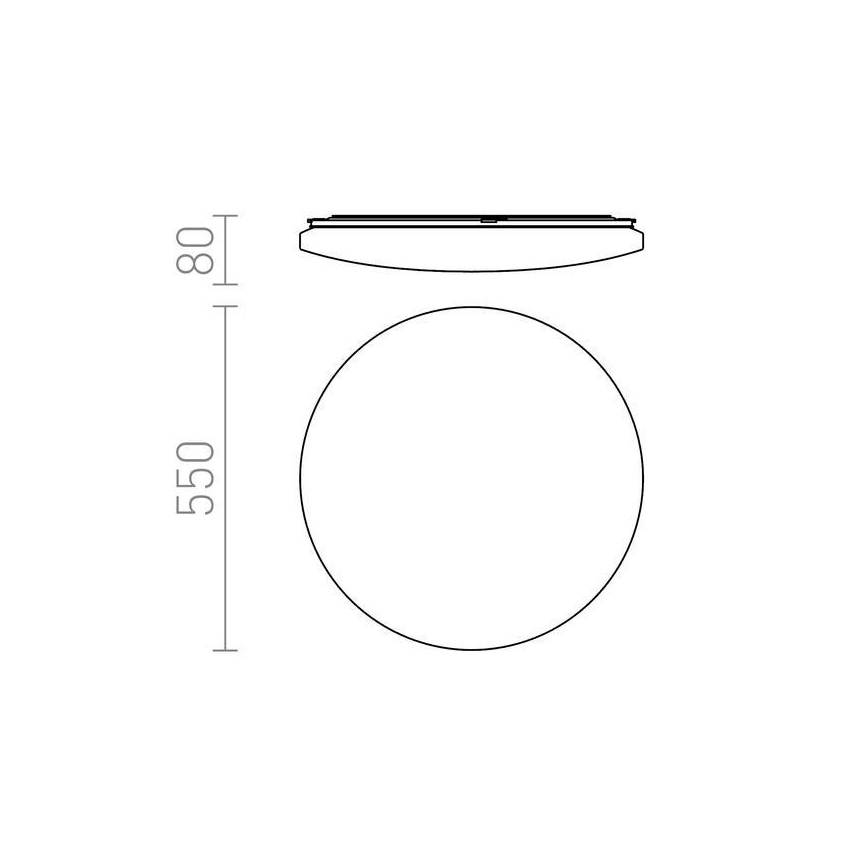 RED - Design Rendl - R12434 - LED Stropní svítidlo SEMPRE LED/56W/230V kulatý