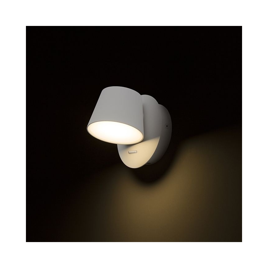 RED - Design Rendl - R12476 - LED Nástěnná bodové svítidlo AMADEUS LED/6W/230V bílá