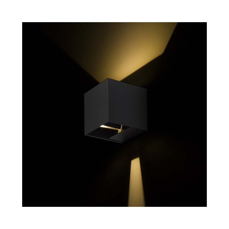 RED - Design Rendl - R12557 - LED Venkovní nástěnné svítidlo CARRE 2xLED/3W/230V IP54