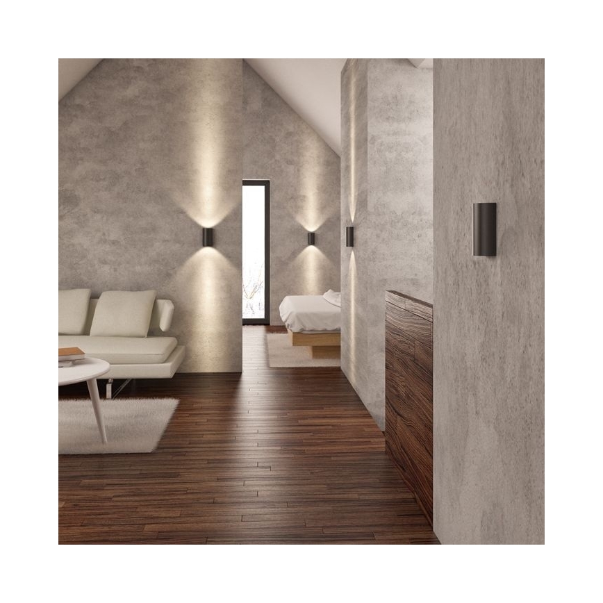 RED - Design Rendl - R12593 - LED Nástěnné svítidlo DAFFY LED/6W/230V černá