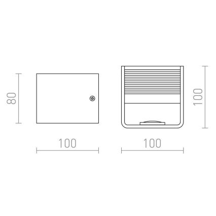 RED - Design Rendl - R12598 - LED Nástěnné svítidlo ONYX LED/5W/230V bílá