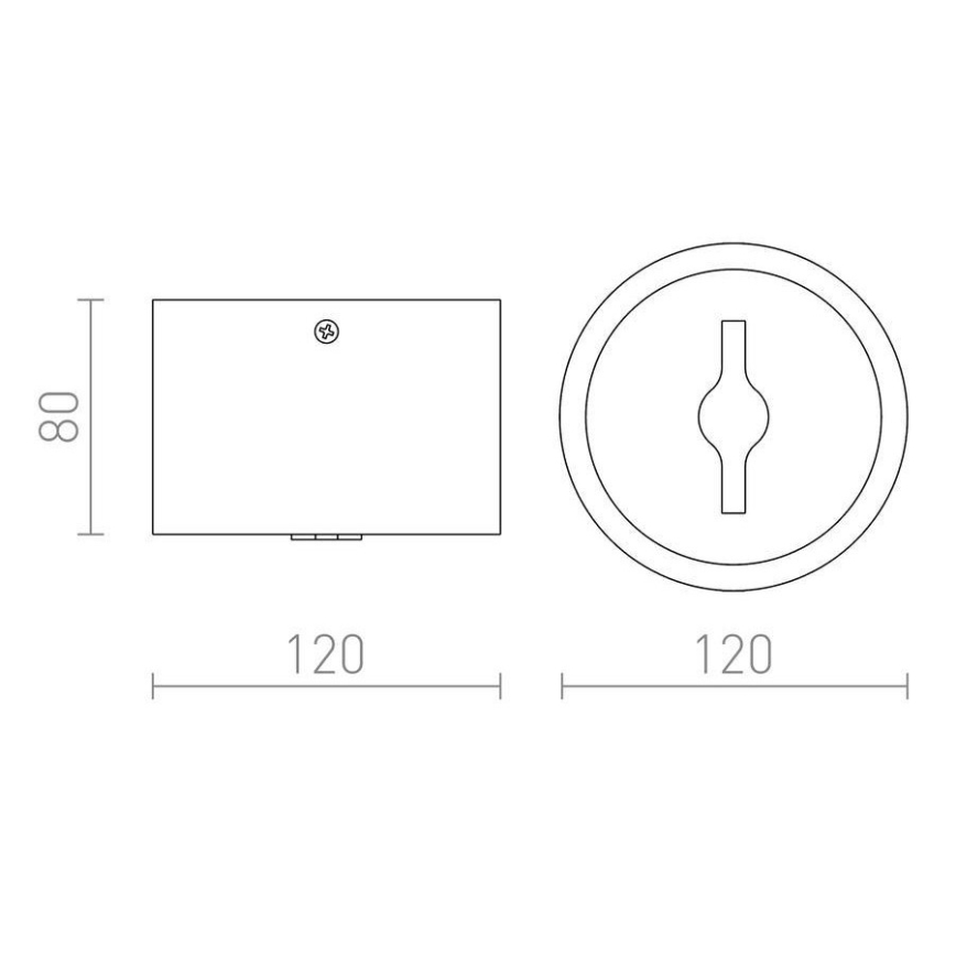 RED - Design Rendl - R12633 - LED Stmívatelné bodové svítidlo KELLY LED/15W/230V bílá