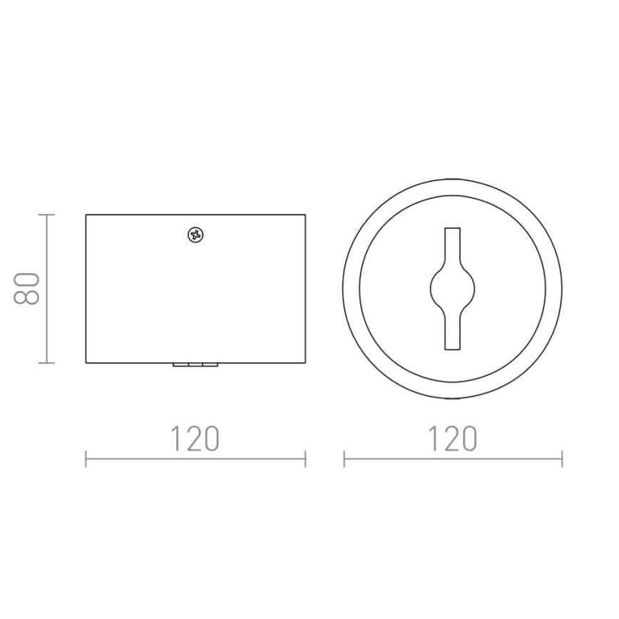 RED - Design Rendl - R12634 - LED Stmívatelné bodové svítidlo KELLY 15W/230V černá