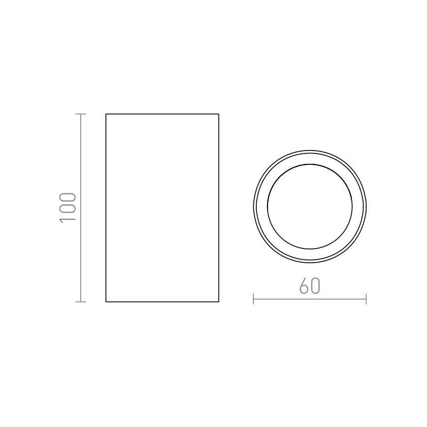 RED - Design Rendl - R12667 - Bodové svítidlo GAYA 1xGU10/35W/230V bílá