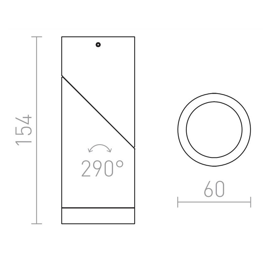 RED - Design Rendl - R12670 - Bodové svítidlo SNAZZY 1xGU10/35W/230V bílá