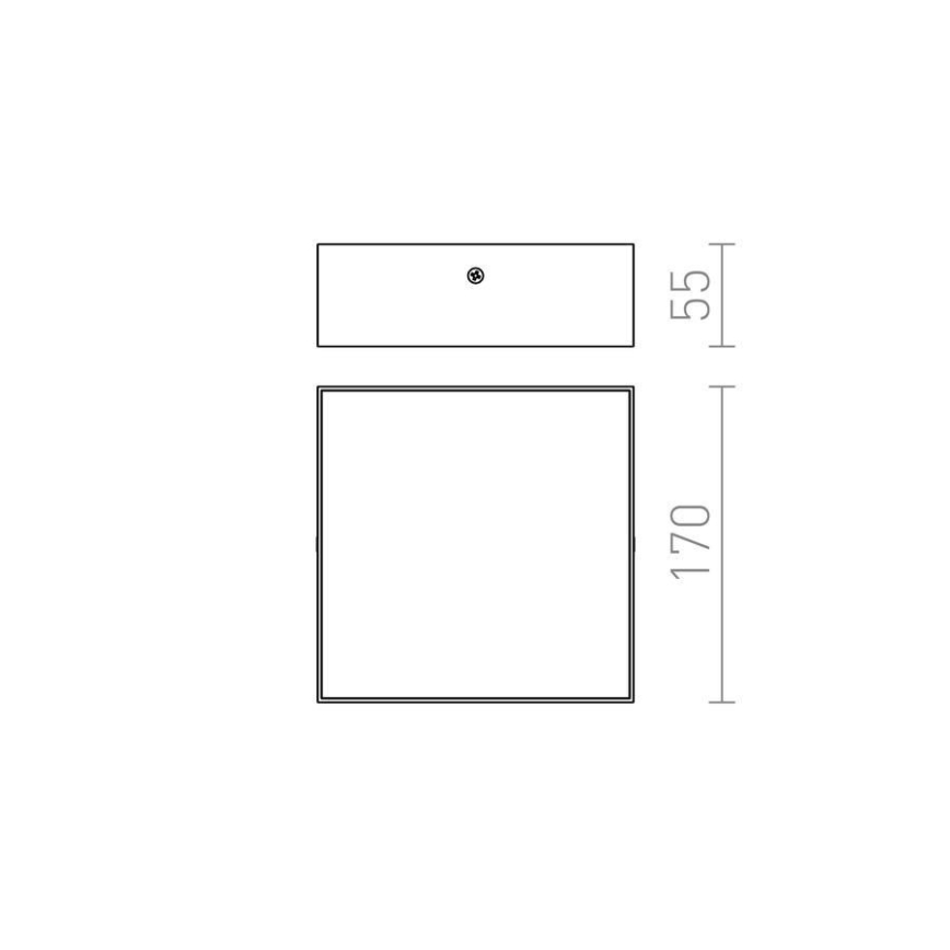 RED - Design Rendl - R12848 - LED Stropní svítidlo LARISA LED/15W/230V bílá