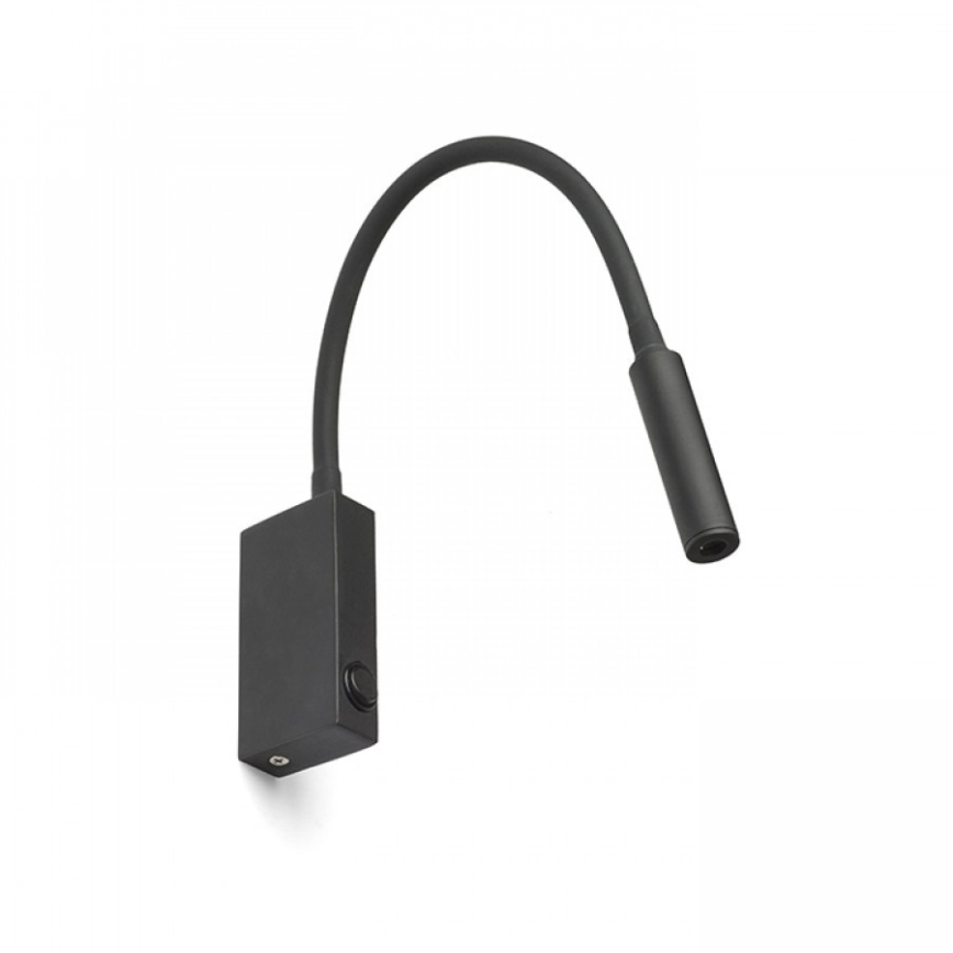 RED - Design Rendl - R12945 - LED Flexibilní lampička EKE LED/3W/230V černá