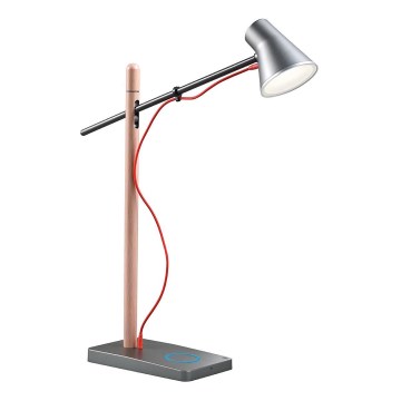 Redo 01-1119 - LED Stmívatelná stolní lampa s bezdrátovým nabíjením FOX LED/5W/230V