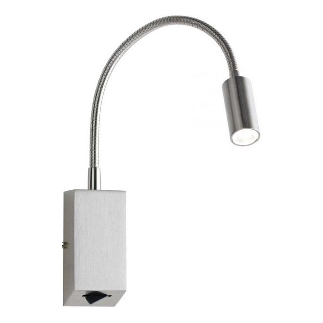 Redo 01-1195 - LED Flexibilní lampička HELLO LED/3W/230V matný chrom