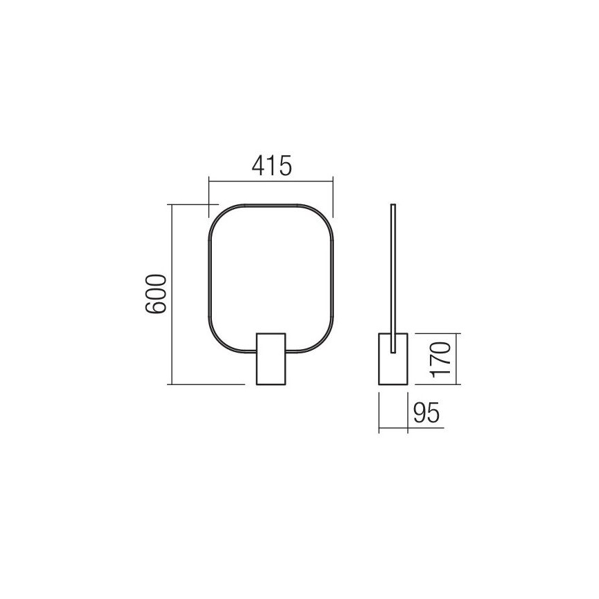 Redo 01-1227 - LED Stmívatelná stolní lampa DOM LED/21W/230V černá