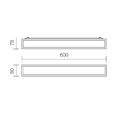 Redo 01-1233 - Koupelnové nástěnné svítidlo EGO 3xE14/28W/230V IP44