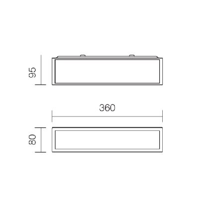 Redo 01-1234 - LED Koupelnové nástěnné svítidlo EGO LED/12W/230V IP44 lesklý chrom