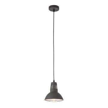 Redo 01-1279 - Lustr na lanku PEEP 1xE27/42W/230V pr. 16,5 cm černá