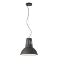 Redo 01-1281 - Lustr na lanku PEEP 1xE27/42W/230V pr. 34,5 cm černá