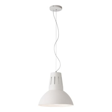 Redo 01-1282 - Lustr na lanku PEEP 1xE27/42W/230V pr. 34,5 cm bílá