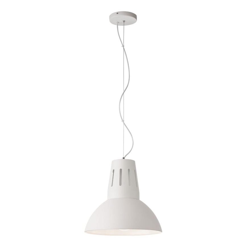 Redo 01-1282 - Lustr na lanku PEEP 1xE27/42W/230V pr. 34,5 cm bílá