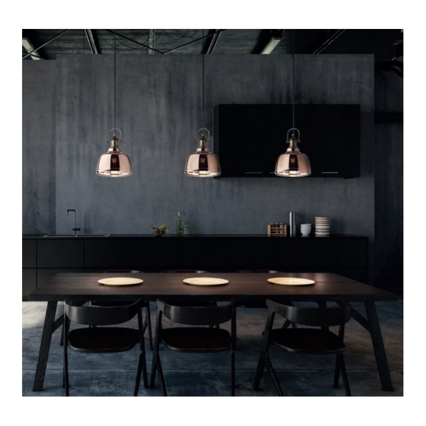 Redo 01-1384 - Lustr na lanku LARRY 1xE27/42W/230V