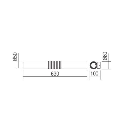Redo 01-1431 - LED Nástěnné svítidlo AVANCE LED/14W/230V 63 cm bílá
