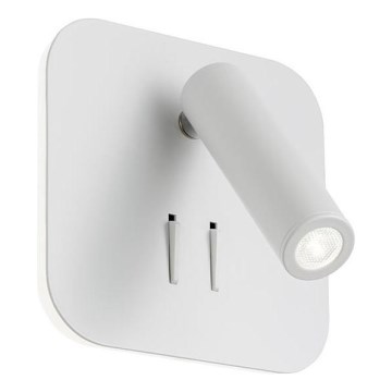 Redo 01-1491 - LED Nástěnné svítidlo QUDA LED/6W/230V + LED/3W CRI 90 bílá