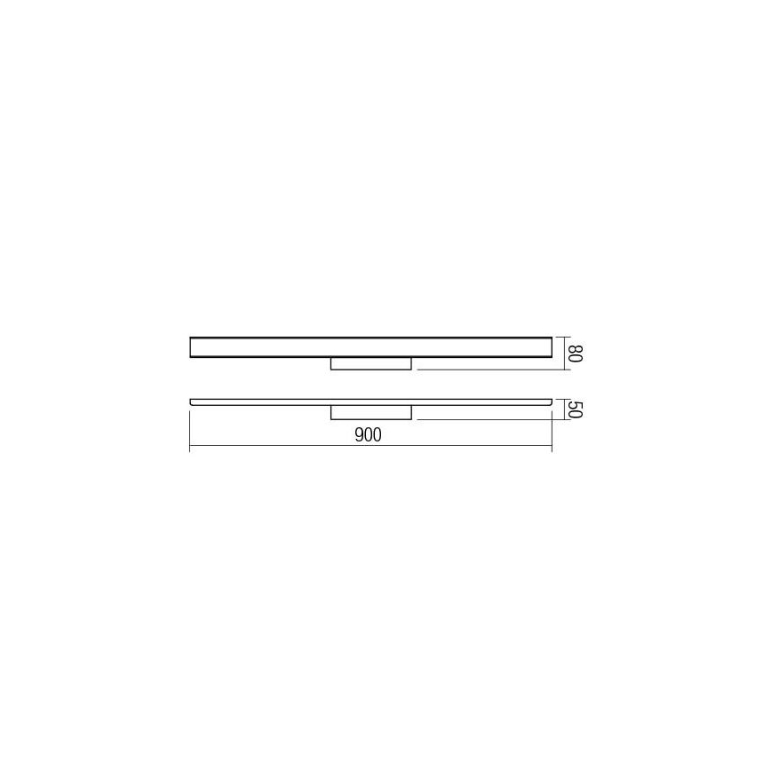 Redo 01-1527 - LED Koupelnové osvětlení zrcadla DAO 1xLED/36W/230V IP44