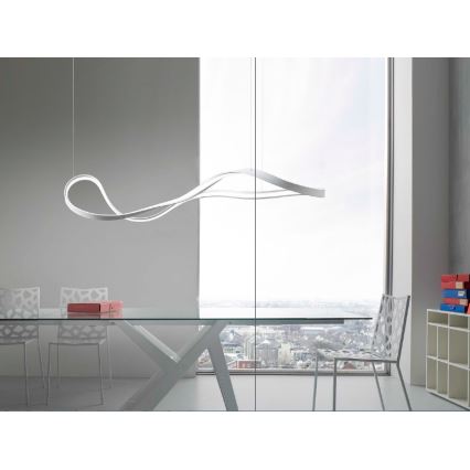 Redo 01-1531 - LED Lustr na lanku NUBO LED/43W/230V bílá