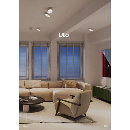 Redo 01-1625 - LED Bodové svítidlo UTO LED/6W/230V pr. 9 cm bílá