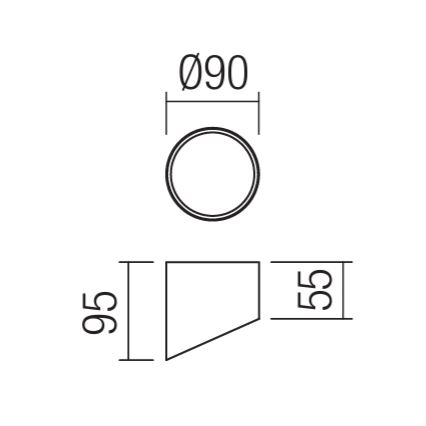 Redo 01-1625 - LED Bodové svítidlo UTO LED/6W/230V pr. 9 cm bílá