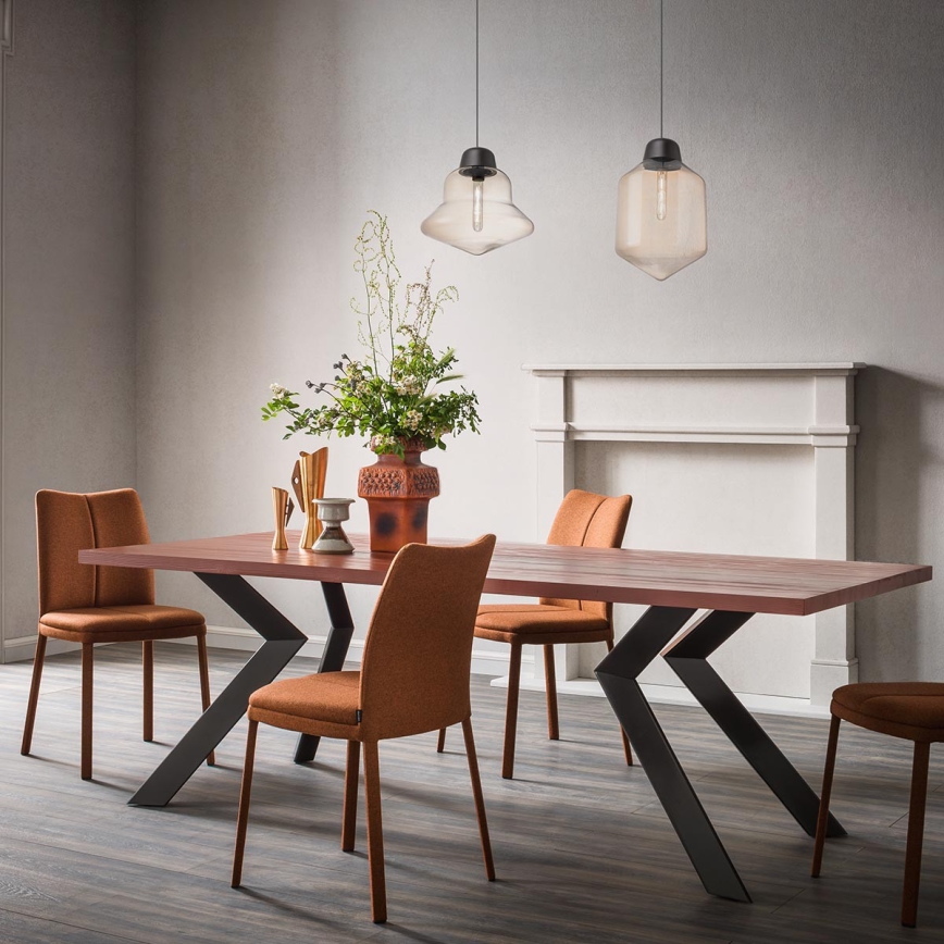 Redo 01-1770 - Lustr na lanku AMNO 1xE27/42W/230V pr. 33 cm béžová