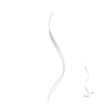 Redo 01-1797 - LED Stmívatelná stojací lampa TORSION LED/24W/230V bílá