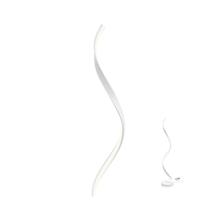 Redo 01-1797 - LED Stmívatelná stojací lampa TORSION LED/24W/230V bílá