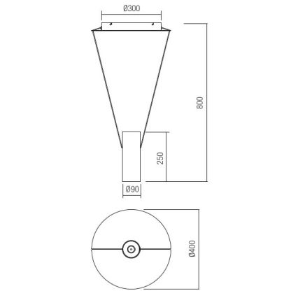 Redo 01-1970 - LED Stmívatelný lustr na lanku ESSENCE LED/24W/230V CRI 90 3000K bílá