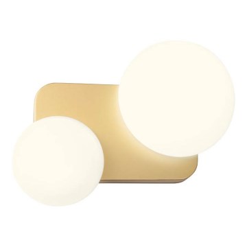 Redo 01-2471 - Nástěnné svítidlo LUMIEN 2xG9/10W/230V zlatá/bílá