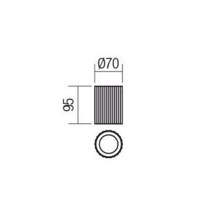 Redo 01-2554 - Bodové svítidlo DELPHI 1xGU10/7W/230V pr. 7 cm bílá