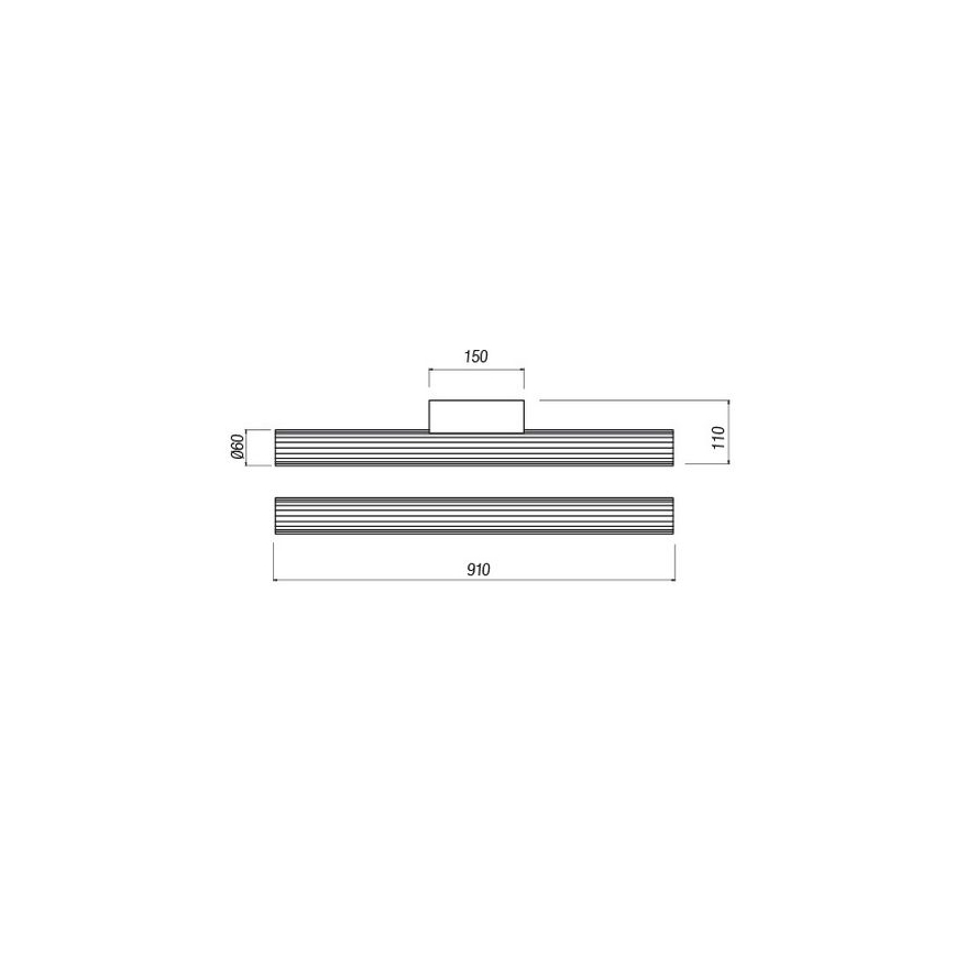 Redo 01-2593 - LED Koupelnové osvětlení zrcadla RIGAL LED/18W/230V 4000K 91 cm CRI 90 IP44 lesklý chrom/bílá