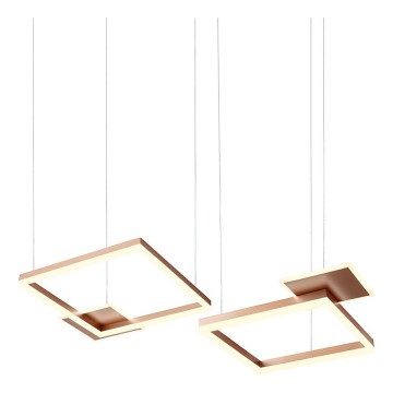 Redo 01-2613 - LED Stmívatelný lustr na lanku SIGUA LED/110W/230V CRI 90 hnědá