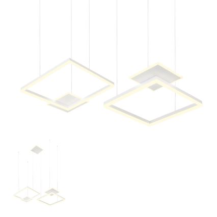 Redo 01-2614 - LED Stmívatelný lustr na lanku SIGUA LED/137W/230V CRI 90 bílá