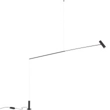 Redo 01-2695 - LED Stmívatelná stojací lampa PICAS LED/12W/230V černá