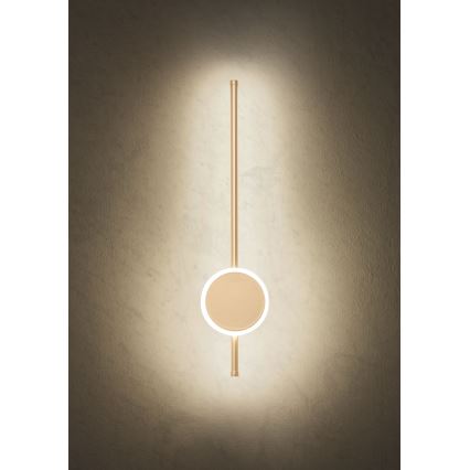 Redo 01-2700 - LED Nástěnné svítidlo DIAZ LED/18W/230V CRI 90 zlatá