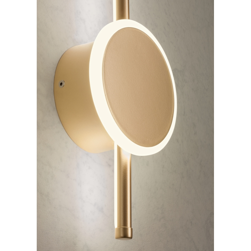 Redo 01-2700 - LED Nástěnné svítidlo DIAZ LED/18W/230V CRI 90 zlatá