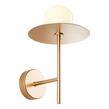 Redo 01-2725 - Nástěnná lampa PLATO 1xG9/10W/230V zlatá